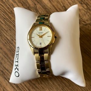Seiko gold watch